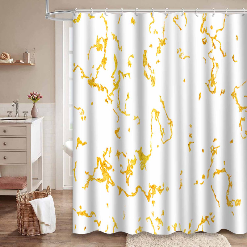 Rideau de douche Marble, L 72 po x l 78 po
