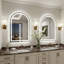 Lunara UL Certified Arch Wall Mirror, LED Bathroom Vanity Mirror with Dimmable 3-Color Lighting & Anti-Fog-1309742253