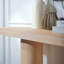 Console 59 "en bois minimaliste moderne avec colonne à piédestal - Élégante décoration décorative pour l'entrée, le salon et le couloir