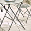 Laster Garden Dining Table Set With 2 Matching Dining Chairs - Patio Bistro Set for Modern Garden-259061991