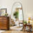 Large Framed Waterdrop Floor Mirror-847561422-847561420