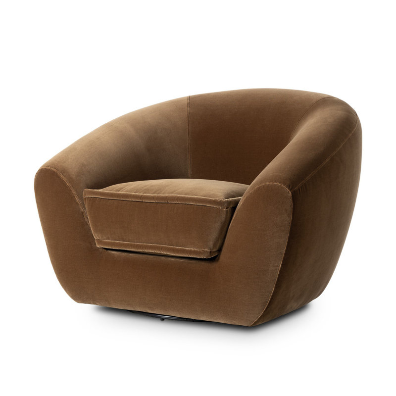 Chantal Swivel Club Chair, Surrey Ochre