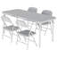 Ensemble 5 pièces de table pliante et chaises pour enfants, ensemble de table d'activité et chaises pour salle à manger, garderie, salles de classe-133215516