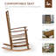 Chaise berçante à haut dossier Traditional-1064156854