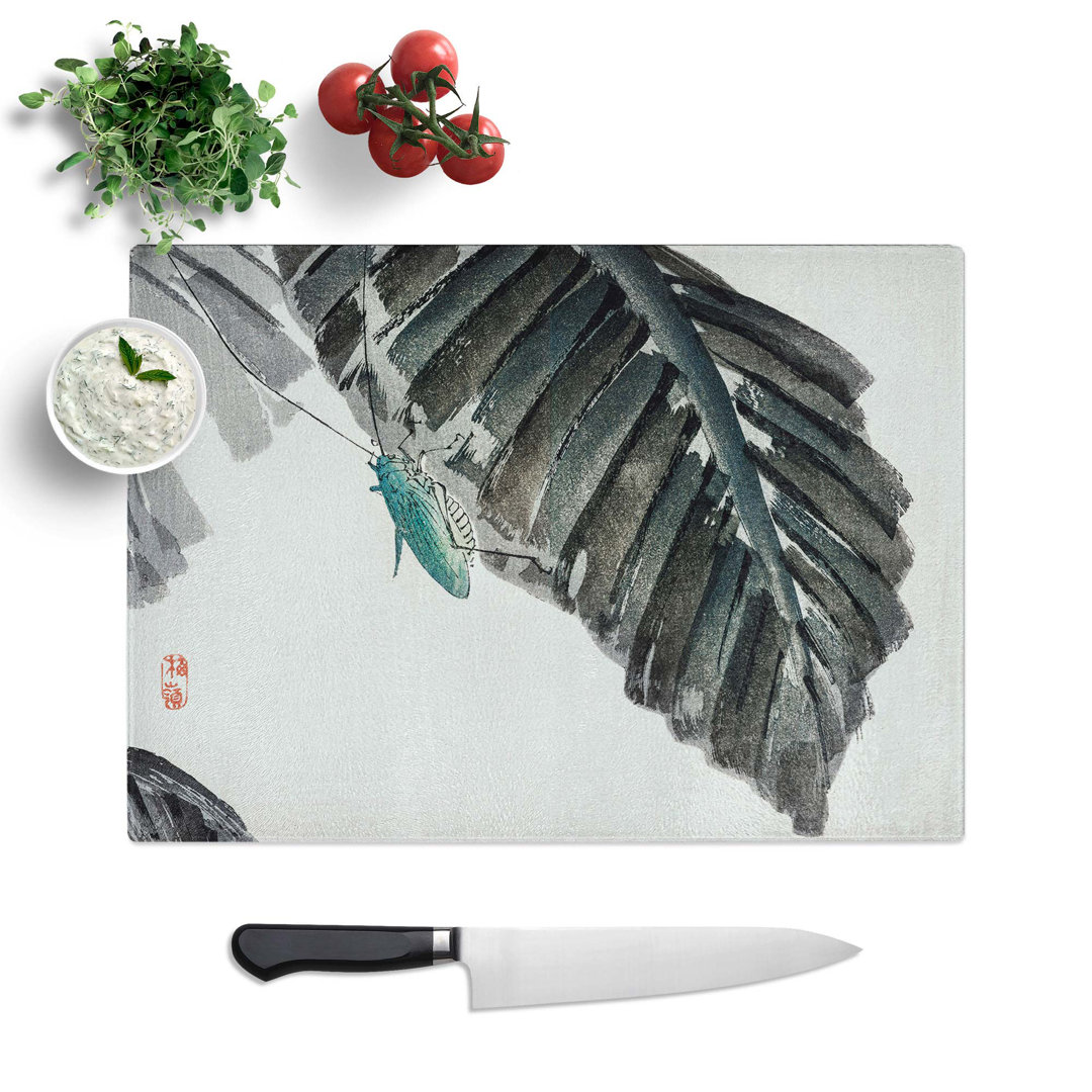 Glass Grasshopper by Kono Bairei Chopping Board