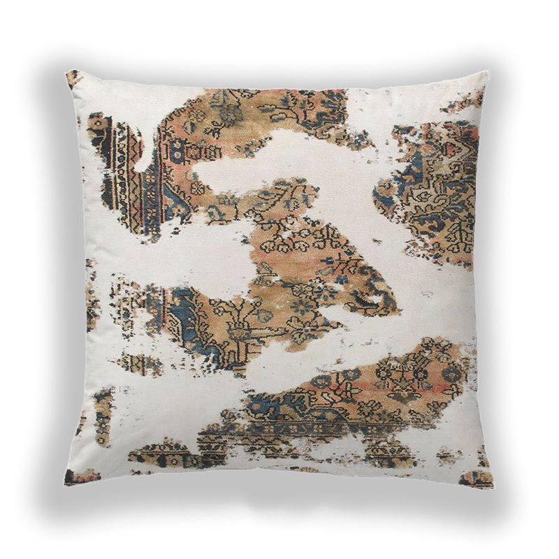 Coussin décoratif abstrait 1171, Microsuède