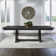 Dareld Trestle Table Set w/ Upholstered Chairs