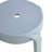 6 Colourful Plastic Seats, Grey, 24in Package Height, Dynamic Design Pack Nesting Stools, Plastic, Slip Bottom, 18.1in Grey For Adults