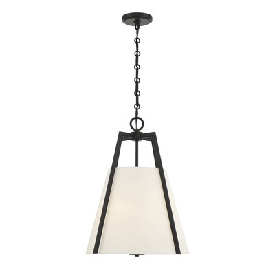 Luminaire suspendu noir 3 lumières Joy