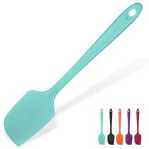 Kitchen Mama Platinum Silicone Pancake Turner- Heat-Resistant, Wide & Slotted Spatula