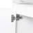28'' Wall-Mounted Bathroom Vanity With White Ceramic Sink & Soft-Close Door, , Glossy White-120049331-120049332