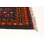 Tapis vert tribal en laine noué à la main de conception unique 4 pi 8 po x 6 pi 5 po
