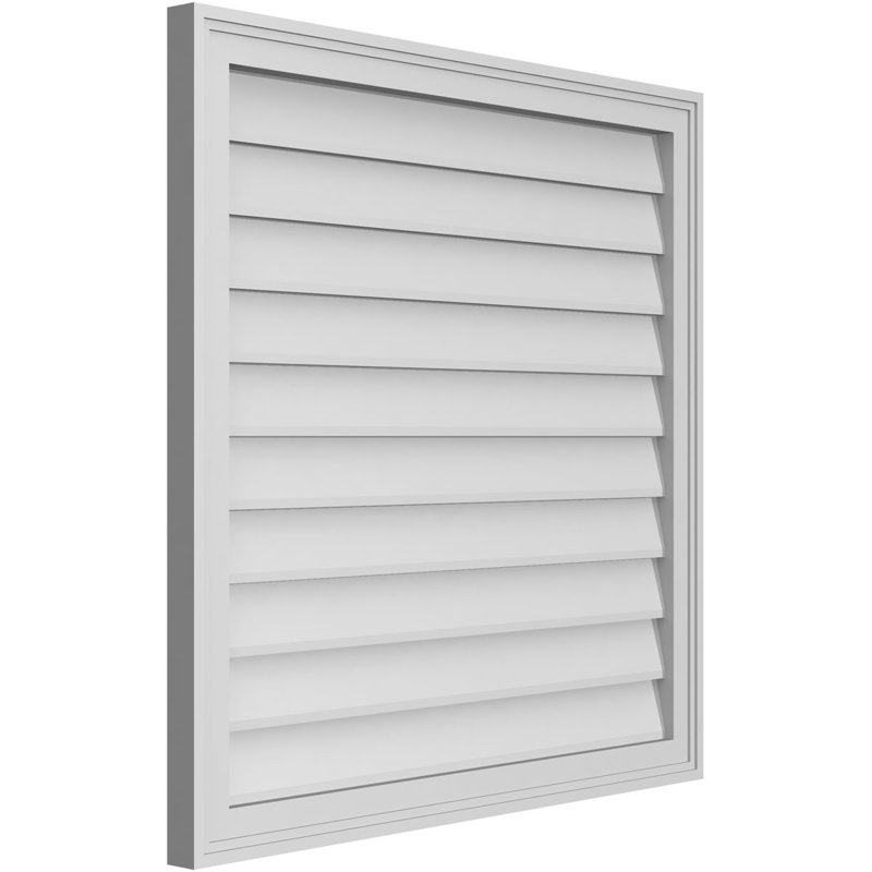 Brickmould Frame, Primed Tan, 32" H x 32" W x 1.5" D