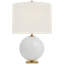 Elsie Cordless Table Lamp in Cream with Linen Shade