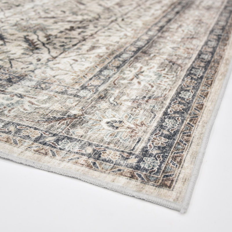 Tapis lavable à la machine Whitley Seapearl, Rectangle 2 pi 1 po x 4 pi