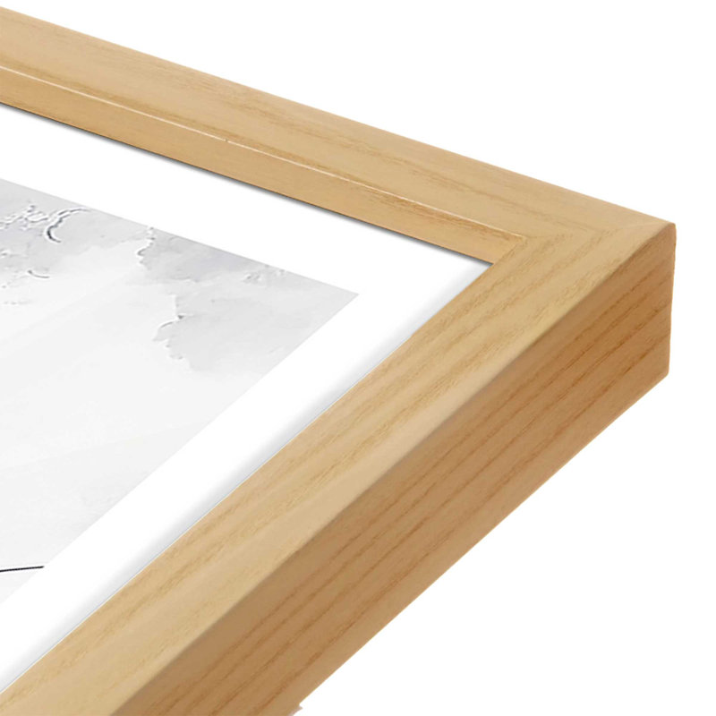 «Blackwater Rise», reproduction sur papier mat d'archives, Impression encadrée sans passe-partout, Érable américain
