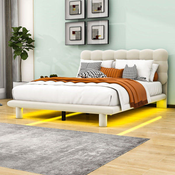 Hokku Designs Magdau Upholstered Platform Bed | Wayfair