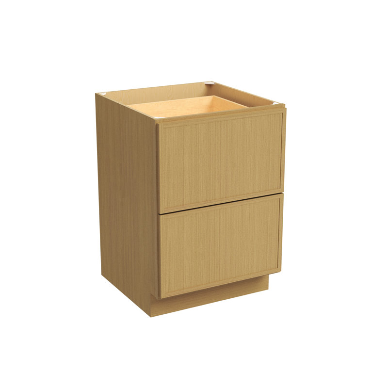 Meuble bas de cuisine CASAINC à assembler soi-même, 2 tiroirs, L 61 cm x H 88 cm x P 61 cm, L 24 po x H 34,5 po