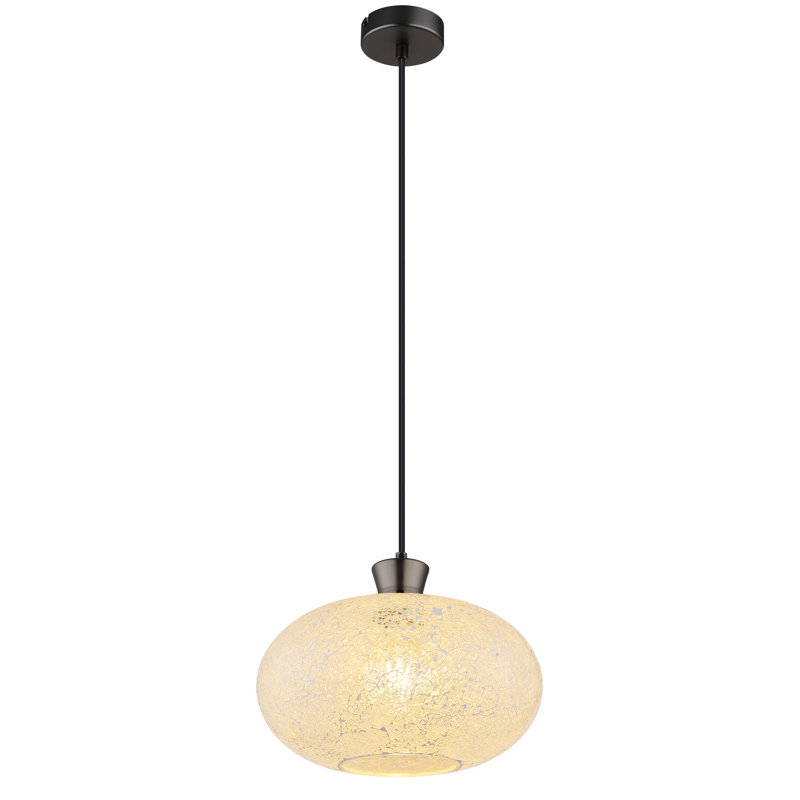 Denetra 1 - Light Matte Black Geometric Pendant