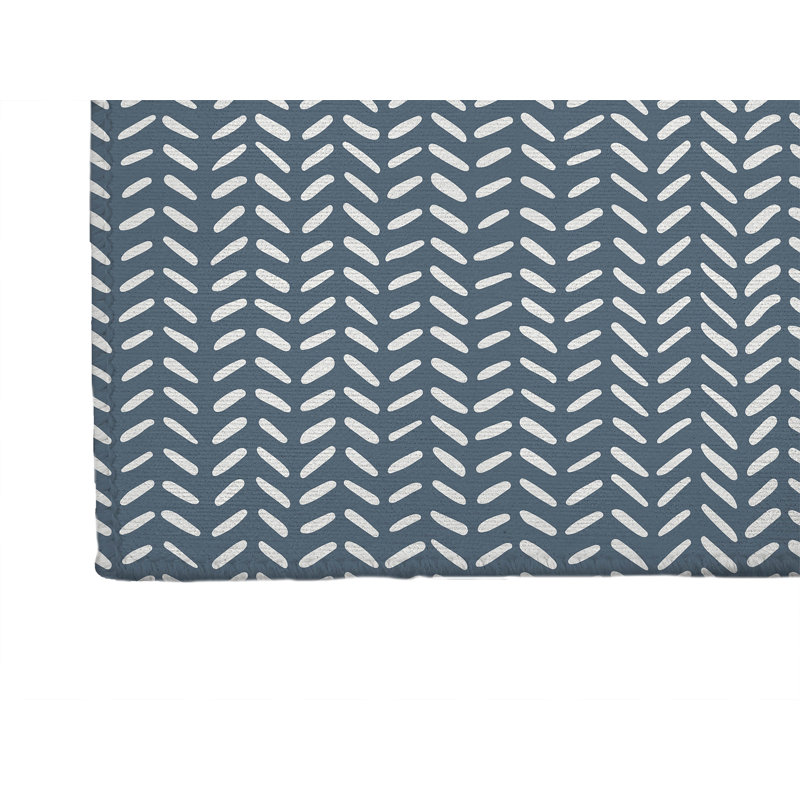 Dream Splat Kids Play Mat, Blue, Rectangle 5' x 7'
