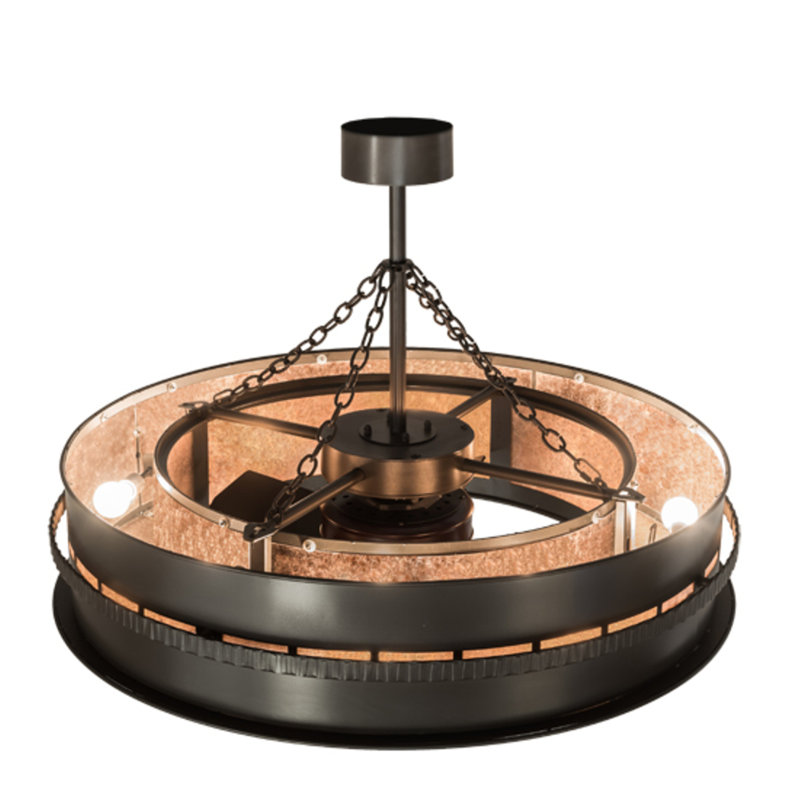 Golden Forge Downrod Ceiling Fan
