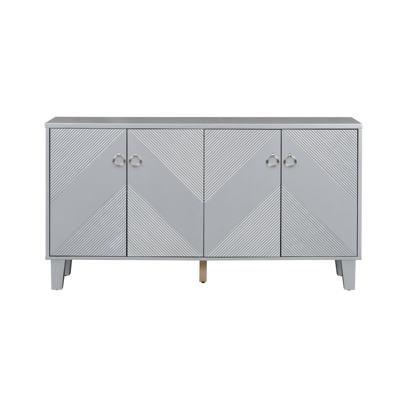 Buffet décoratif Meriann, Argent