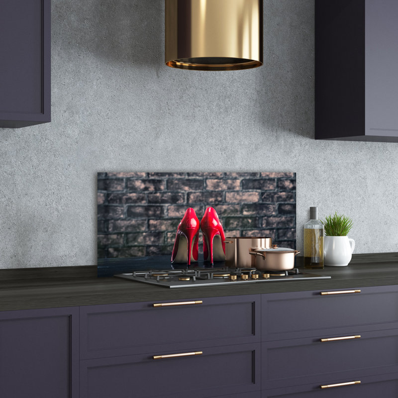 50cm W x 100cm L Glass Peel and Stick Panel