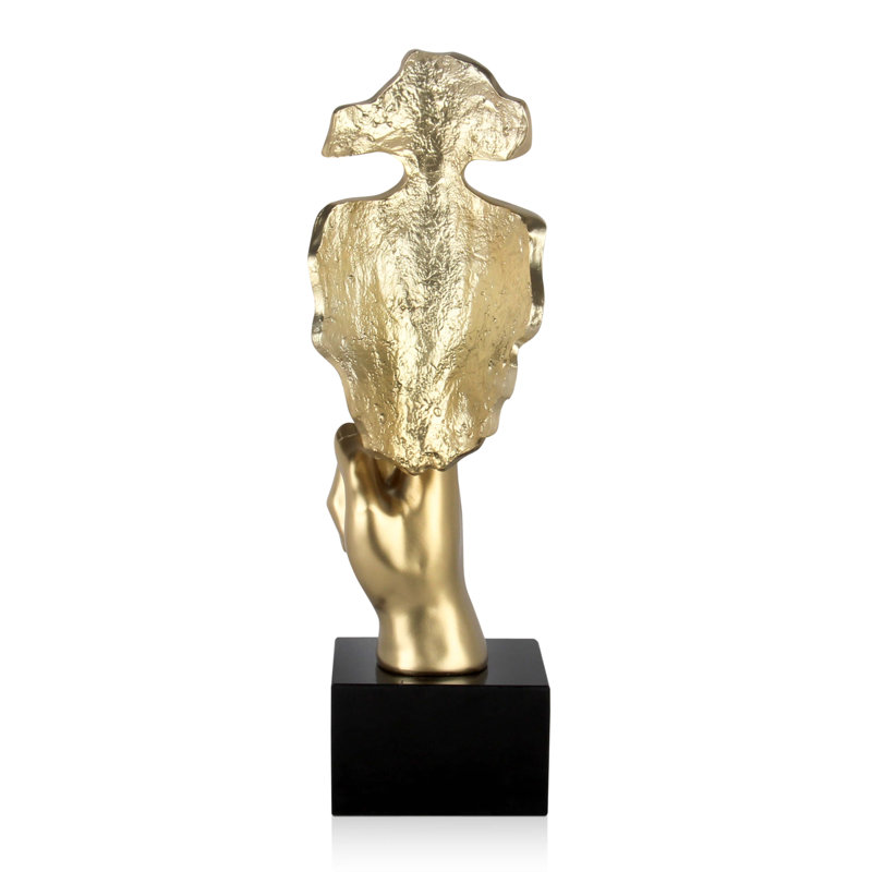 Aalaiyah People Figurines & Sculptures, Gold