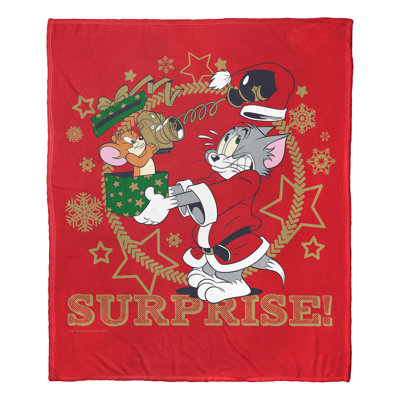 Northwest Wb Tom And Jerry Surprise Throw In Multi