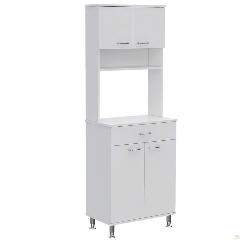 Armoire garde-manger à deux portes Pantac, Blanc
