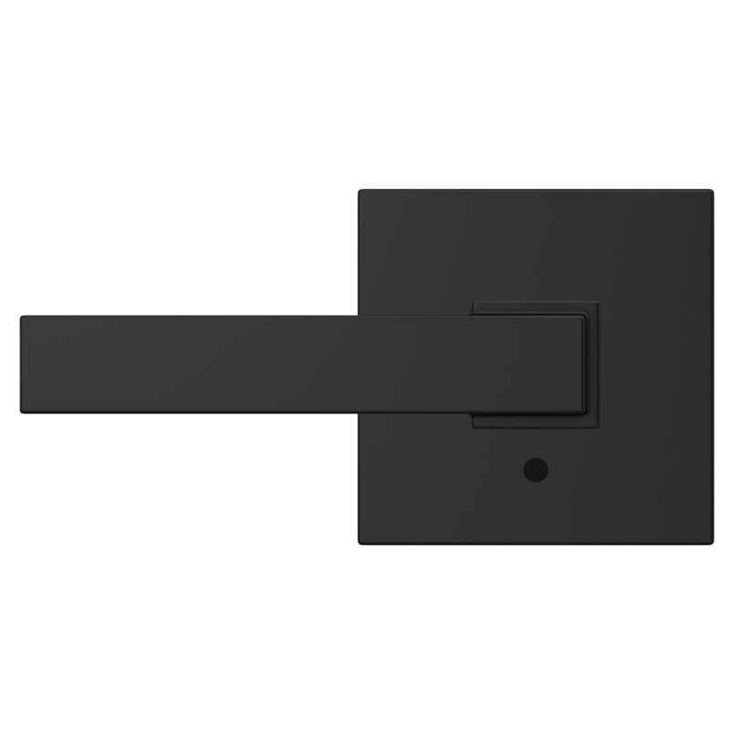 Custom Northbrook Non-Turning Lever with Collins Trim, Matte Black