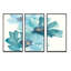 «Blue Cosmos Indigo I», ensemble d'art mural sur toile encadré-600392368-600392369