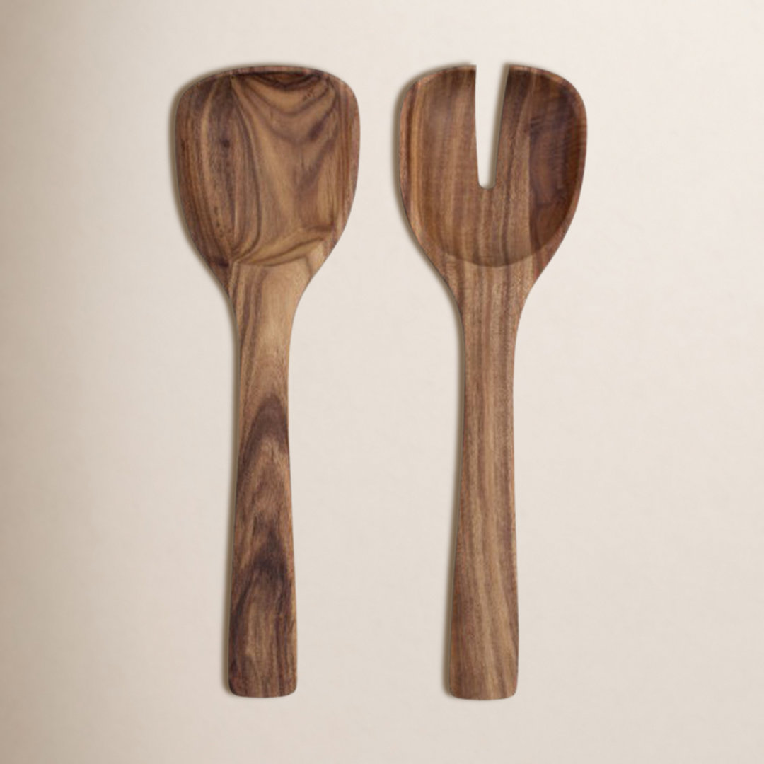 Villeroy & Boch Artesano Original Acacia Salad Server Set Villeroy & Boch