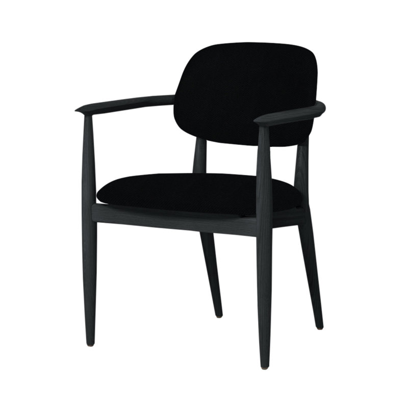 Chaise Slow de Space Copenhagen, Chêne gris, Revive 1164