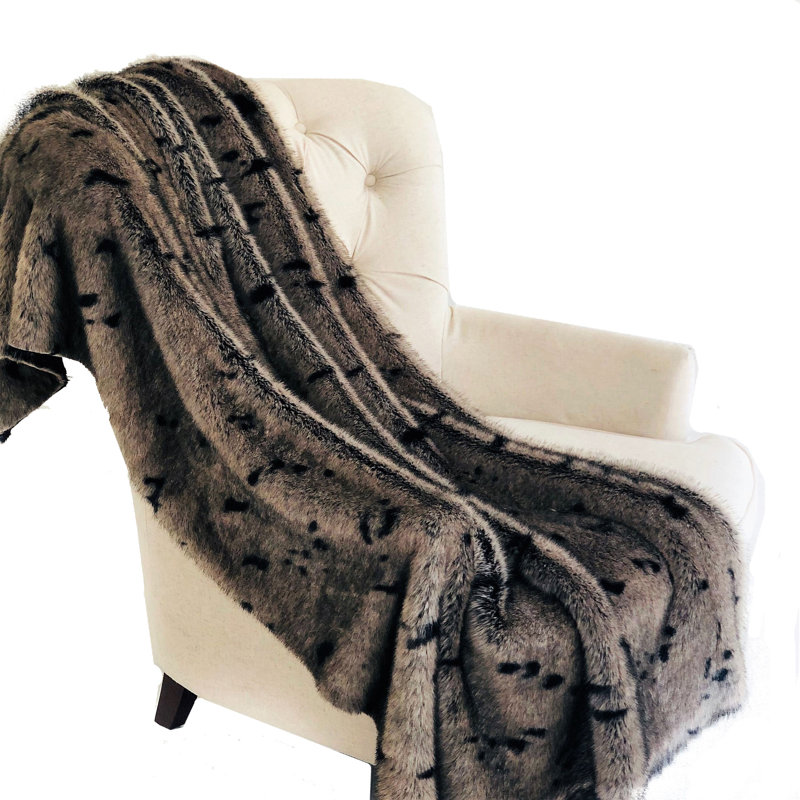 Jeté en fausse fourrure Luxury Tissavel, null