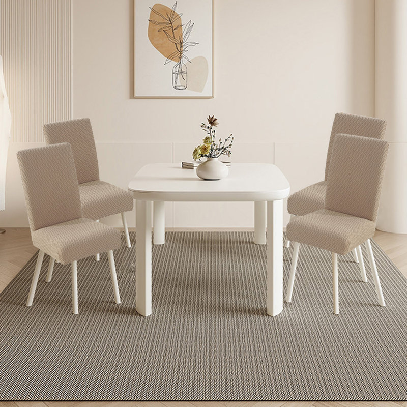 Housse pour chaise de salle à manger, Brun