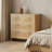 Allye Rustic 4 - Drawer Dresser with Wooden Base for Bedroom and Living Room