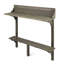 Table de collation extérieure en bois gris pour le balcon - Enjoy Snacks