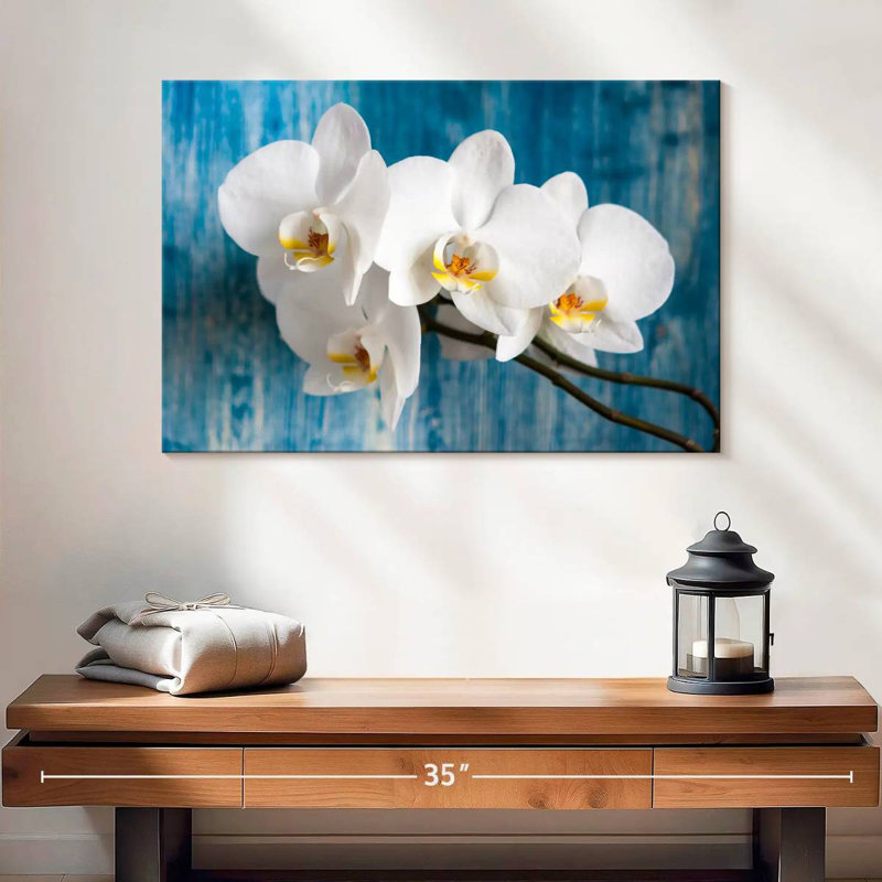 Harnek White Orchid Flower