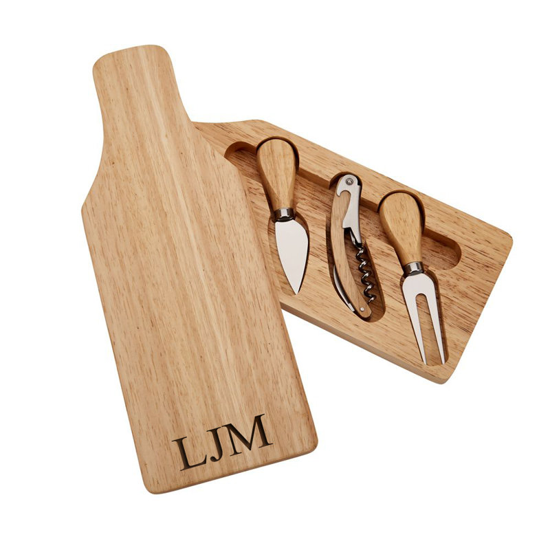 Creative Gifts International Wood Cheese Board