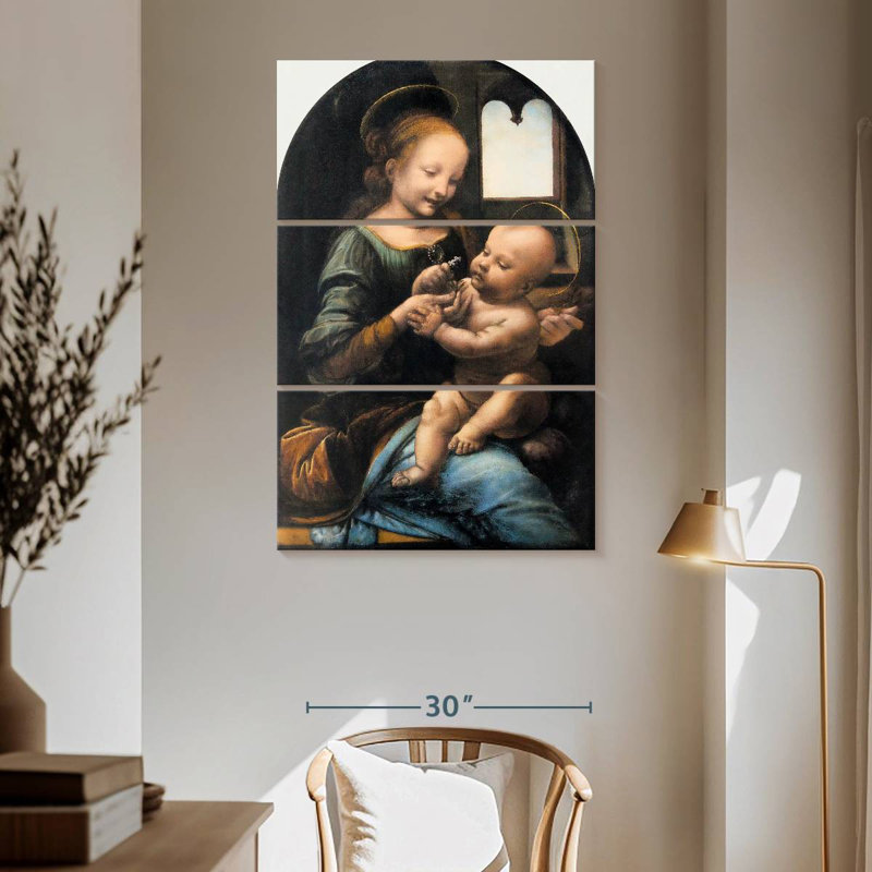Adella Benois Madonna 1478, H 65 po x l 42 po