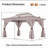 Lausaint Home 10'x13' Steel Patio Gazebo-118658583