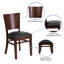 Chaise de restaurant en bois Kadircan-680839516