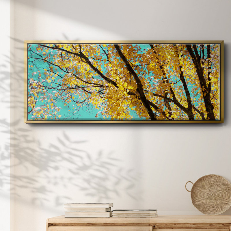 Tapisserie d'automne IV - toile encadrée, H 20 po x l 50 po
