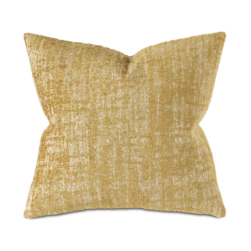 Housse de coussin carré et insert, Jaune Briget