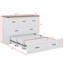 Armoire lit escamotable Murphy avec station de charge, lit pliant multifonctionnel avec 1 grand tiroir de rangement-264114950