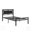 Structure de lit en métal avec construction robuste, style moderne et confort amélioré pour toute chambre à coucher