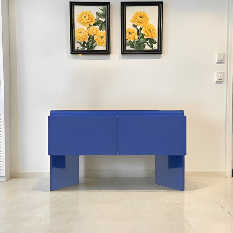Console Modern Minimalist Art, Bleu, H 30,71 po x l 43,31 po x P 15,75 po
