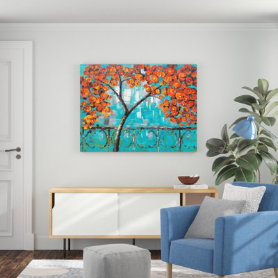 " Autumn In Manhattan " Painting Print