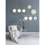 3 pièces de miroir mural, décoration murale pour la maison